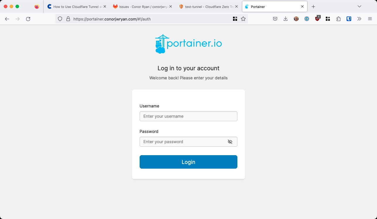 A screenshot of the portainer website